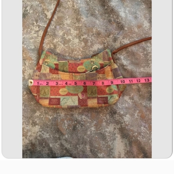 Fossil‎ Vos de London Leather Purse Retro Fossil Crossbody - Picture 12 of 13